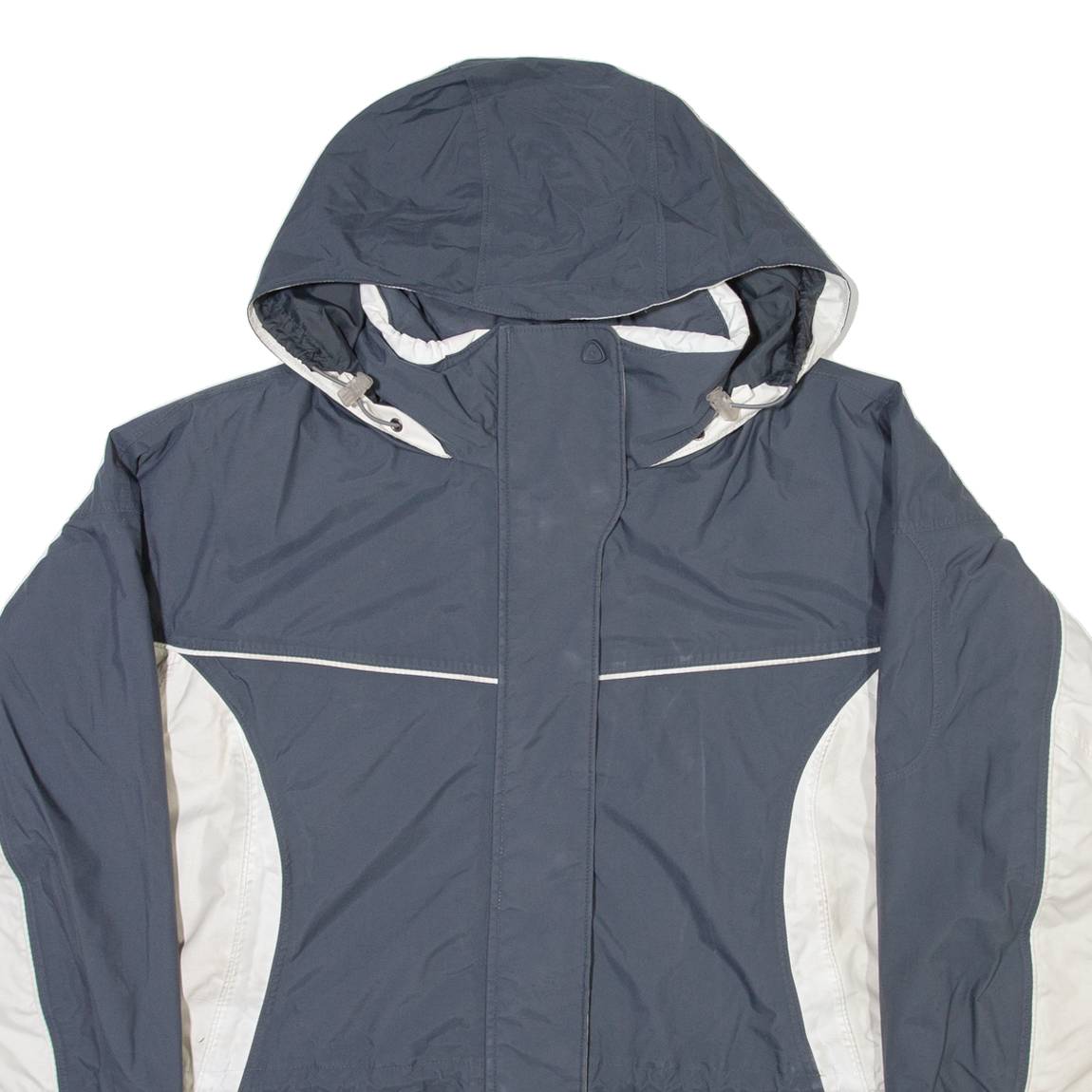 COLUMBIA Mens Coat Grey Nylon Hooded XL