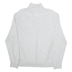 NAUTICA Mens Jumper Grey 1/4 Zip Tight Knit L