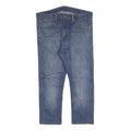 LEVI'S 510 Mens Jeans Blue Regular Slim Denim Medium W34 L25 Classic Zip Closure