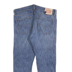 LEVI'S 510 Mens Jeans Blue Regular Slim Denim Medium W34 L25 Classic Zip Closure