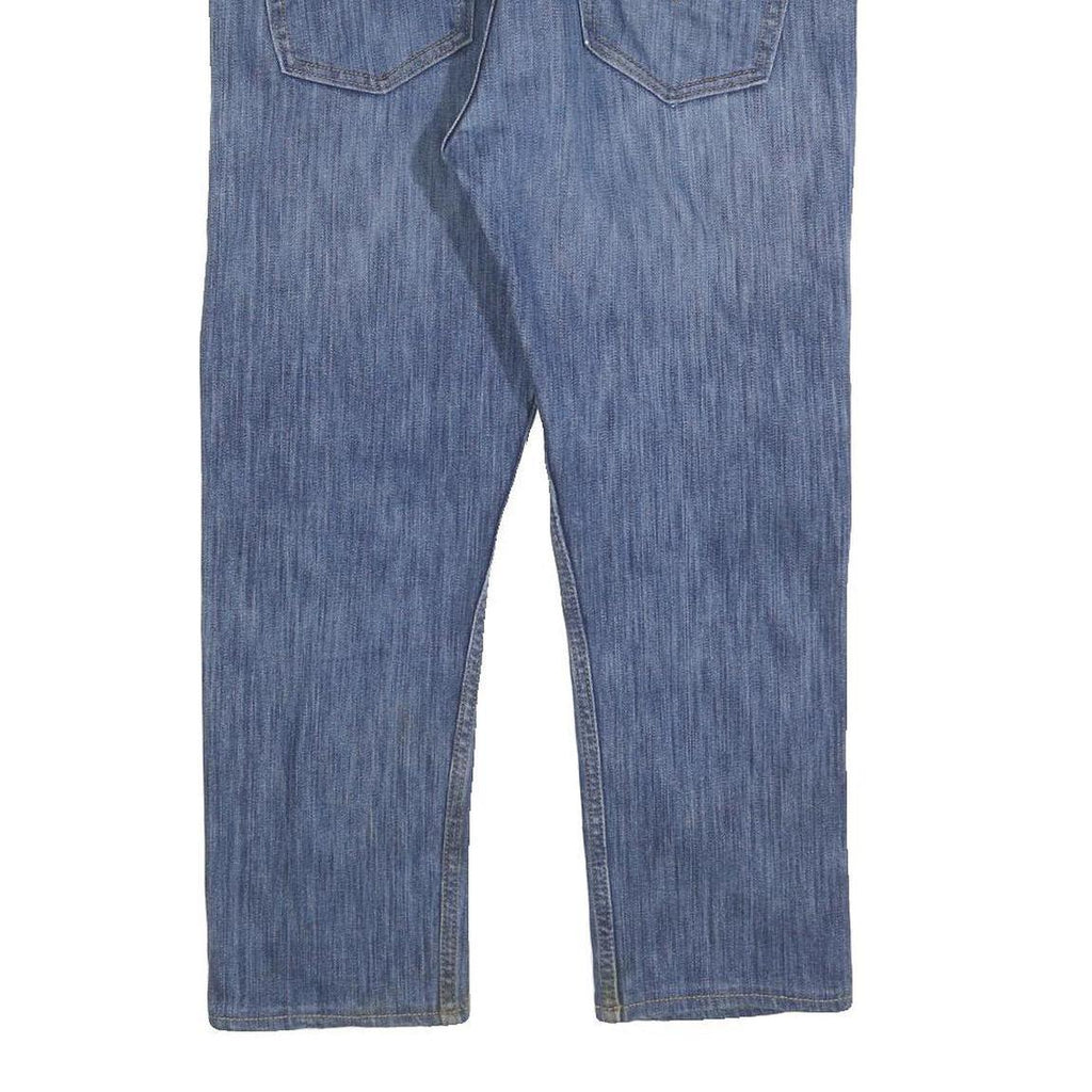 LEVI'S 510 Mens Jeans Blue Regular Slim Denim Medium W34 L25 Classic Zip Closure