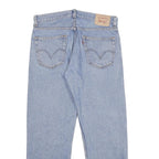 LEVI'S 505 Mens Jeans Blue Regular Straight Denim Medium W34 L30 Classic Zip