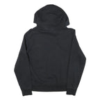 CHAMPION Womens Black Hoodie L Cotton Blend Pullover Logo Hooded Sweatshirt