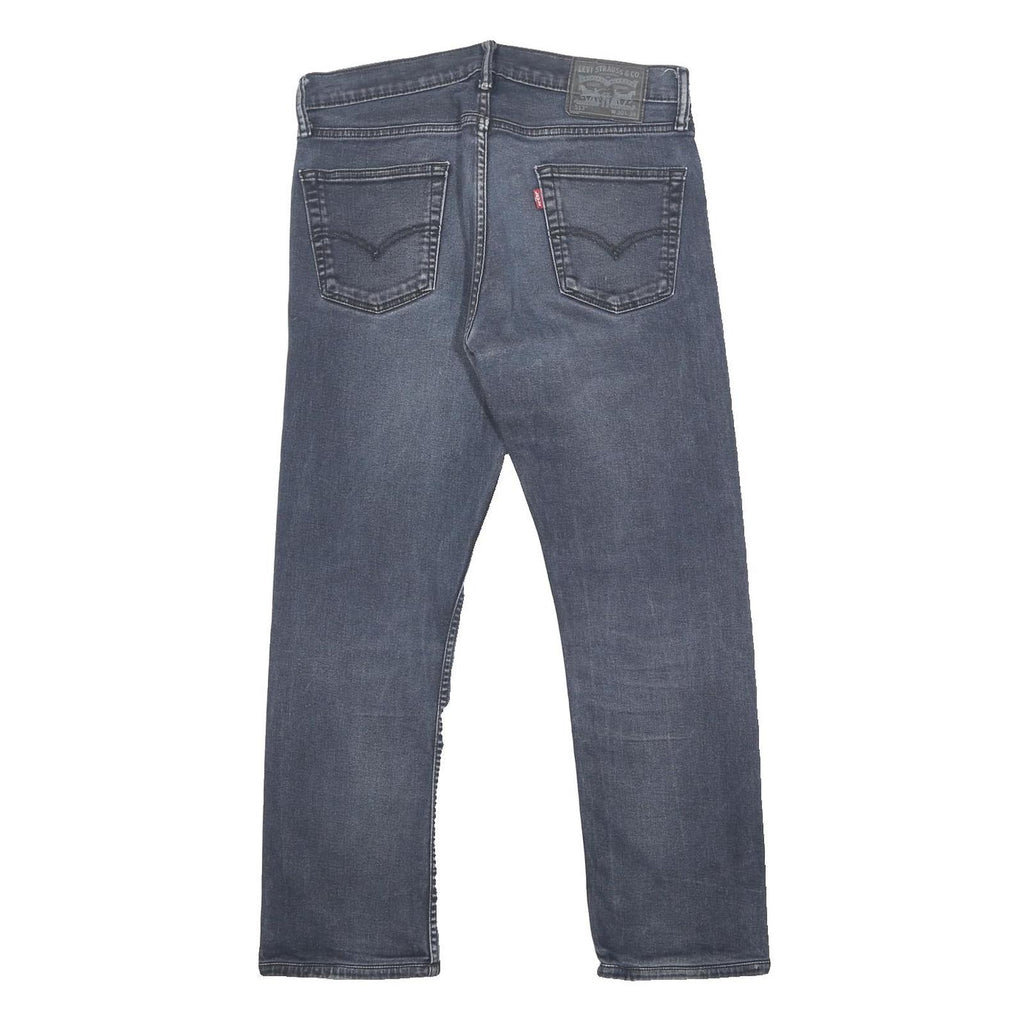LEVI'S 513 Mens Jeans Blue Slim Straight Denim Medium W30 L25 Cotton Blend