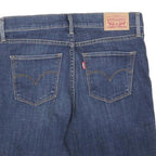 LEVI'S Womens Denim Blue Casual Shorts Floral Embroidery S W28