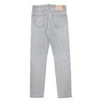 LEVI'S 522 Mens Jeans Slim Skinny Denim Light Wash Cotton Blend W30 L34 Zip