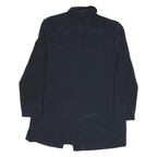 TAIFUN Womens Navy Button Jacket M Polyester Blend Plain Classic