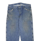 DICKIES Mens Blue Regular Fit Straight Leg Denim W36 L28 Workwear Jeans