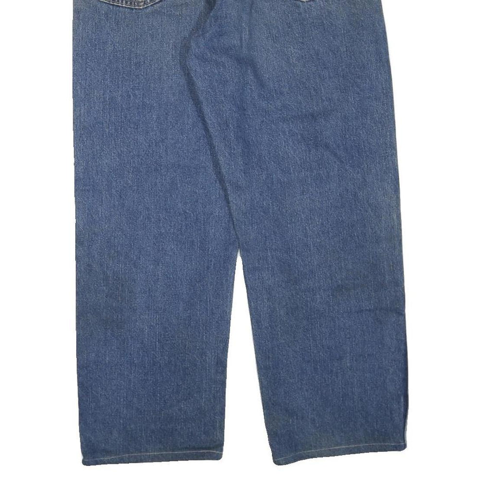 DICKIES Mens Blue Regular Fit Straight Leg Denim W36 L28 Workwear Jeans