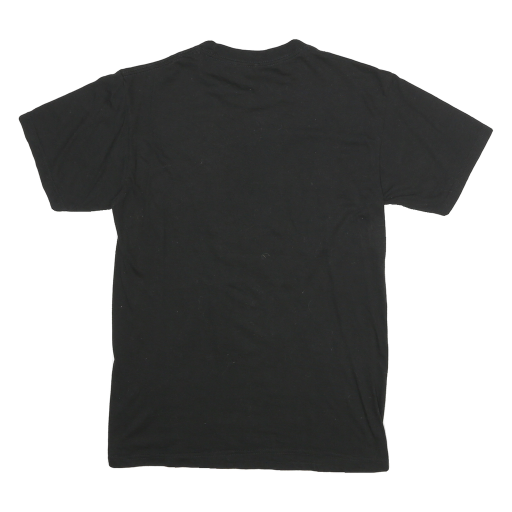 2PAC Mens Black Graphic T-Shirt S Short Sleeve Crew Neck Cotton Blend