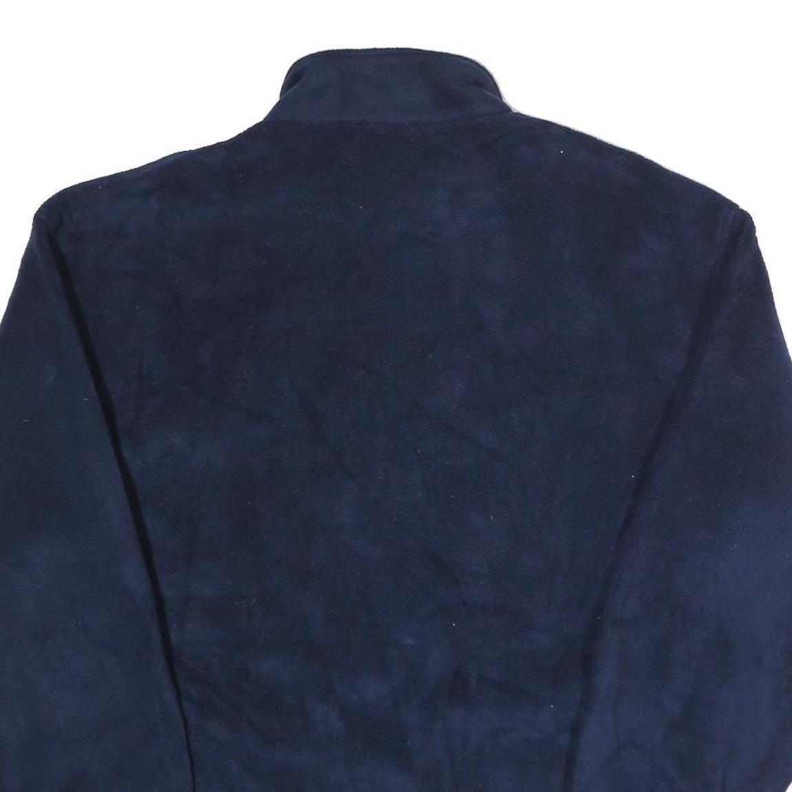 CHARLES RIVER APPAREL Mens Navy Bucknell Lacrosse Half Zip Polyester Fleece