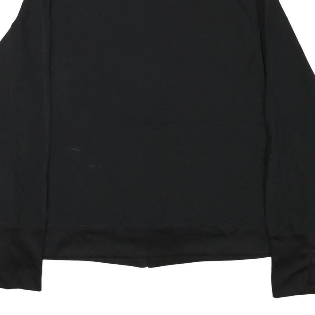 FILA Womens Black Zip Jacket XL Polyester Blend Plain Lightweight Sportswear