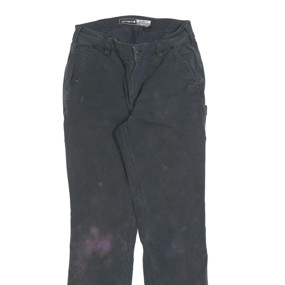 CARHARTT Womens Jeans Black Relaxed Straight Denim Good Condition W26 L29