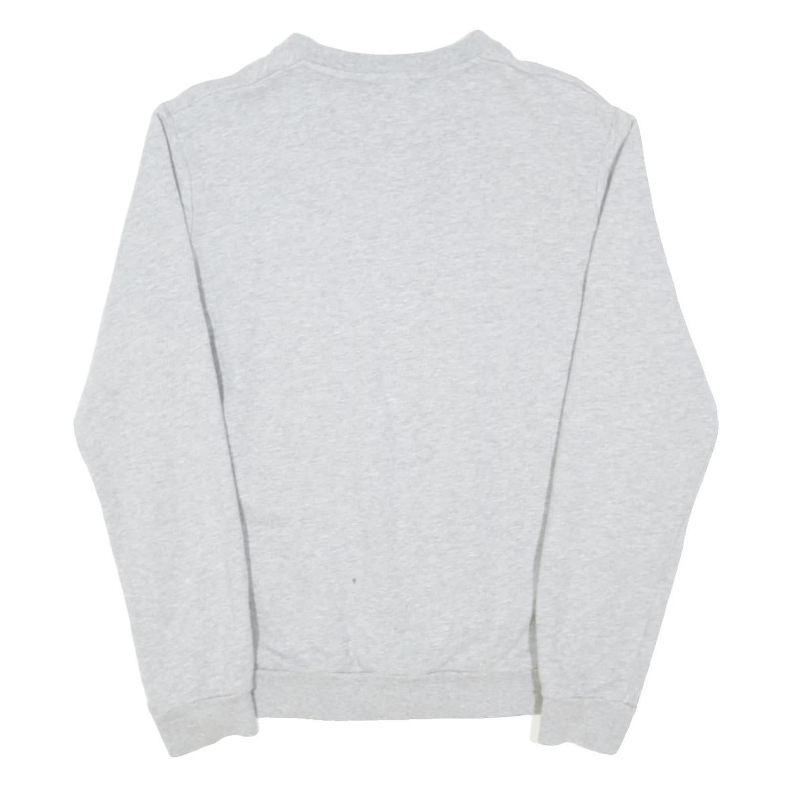 DKNY Mens Grey Crew Neck S Cotton Blend Sweatshirt Pullover Casual