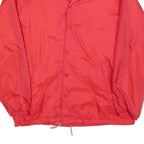 ROCKY TRAIL Mens Red Nylon Button Jacket M Outdoor Windbreaker Casual