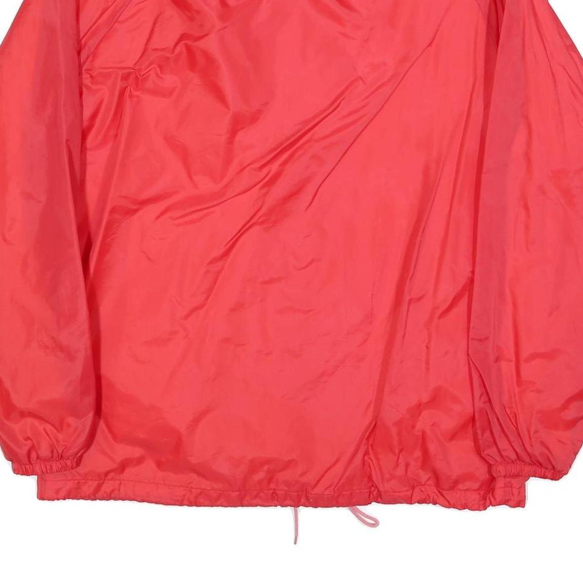 ROCKY TRAIL Mens Red Nylon Button Jacket M Outdoor Windbreaker Casual