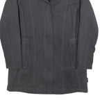 JACK WOLFSKIN Womens Black Outdoor Zip Jacket L Polyester Blend Plain Warm