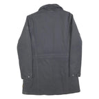 JACK WOLFSKIN Womens Black Outdoor Zip Jacket L Polyester Blend Plain Warm