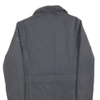 JACK WOLFSKIN Womens Black Outdoor Zip Jacket L Polyester Blend Plain Warm