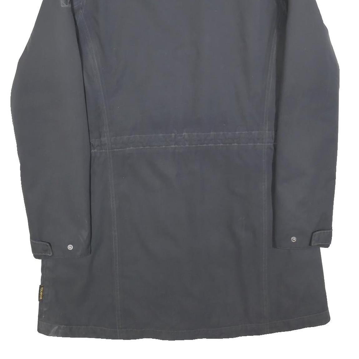 JACK WOLFSKIN Womens Black Outdoor Zip Jacket L Polyester Blend Plain Warm