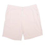 PUMA Mens Cotton Beige Casual Shorts XL W36 Drawstring Waistband