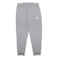 ADIDAS Mens Joggers Grey XL W32 Reflective Logo Drawstring Waist Casual Sports