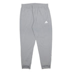 ADIDAS Mens Joggers Grey XL W32 Reflective Logo Drawstring Waist Casual Sports