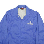 DUNBROOKE Mens Blue Button Nylon Regular Fit Jacket XL Lightweight Plain
