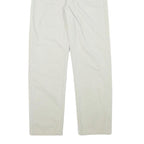 LEVI'S Mens Cotton Blend White Regular Straight Trousers W29 L29 Casual Zip