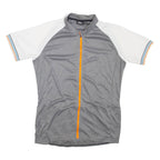 CRANE Cycling Mens T-Shirt Grey High Neck L