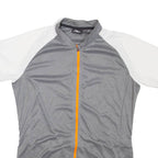 CRANE Cycling Mens T-Shirt Grey High Neck L