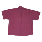 RIVERS Mens Red & Purple Striped Shirt L Button-Down Cotton Blend Casual
