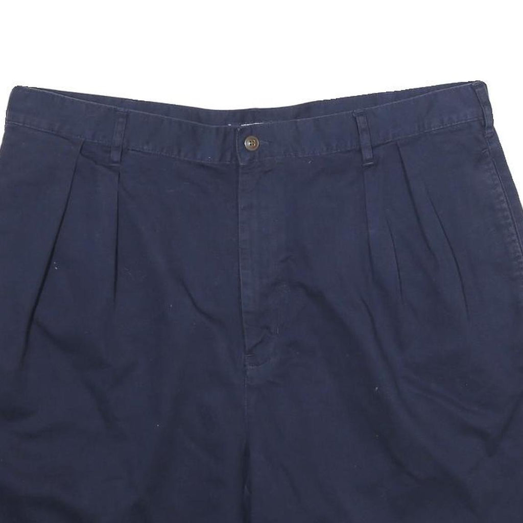 CHAPS RALPH LAUREN Mens Navy Casual Shorts XL W38 Classic Cotton Comfort