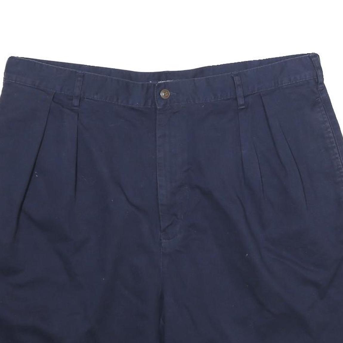 CHAPS RALPH LAUREN Mens Navy Casual Shorts XL W38 Classic Cotton Comfort