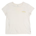 LEVI'S Womens White Graphic T-Shirt L Short Sleeve Crew Neck Casual Cotton