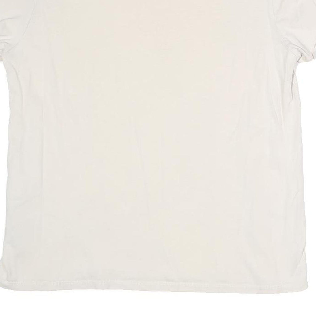 LEVI'S Womens White Graphic T-Shirt L Short Sleeve Crew Neck Casual Cotton