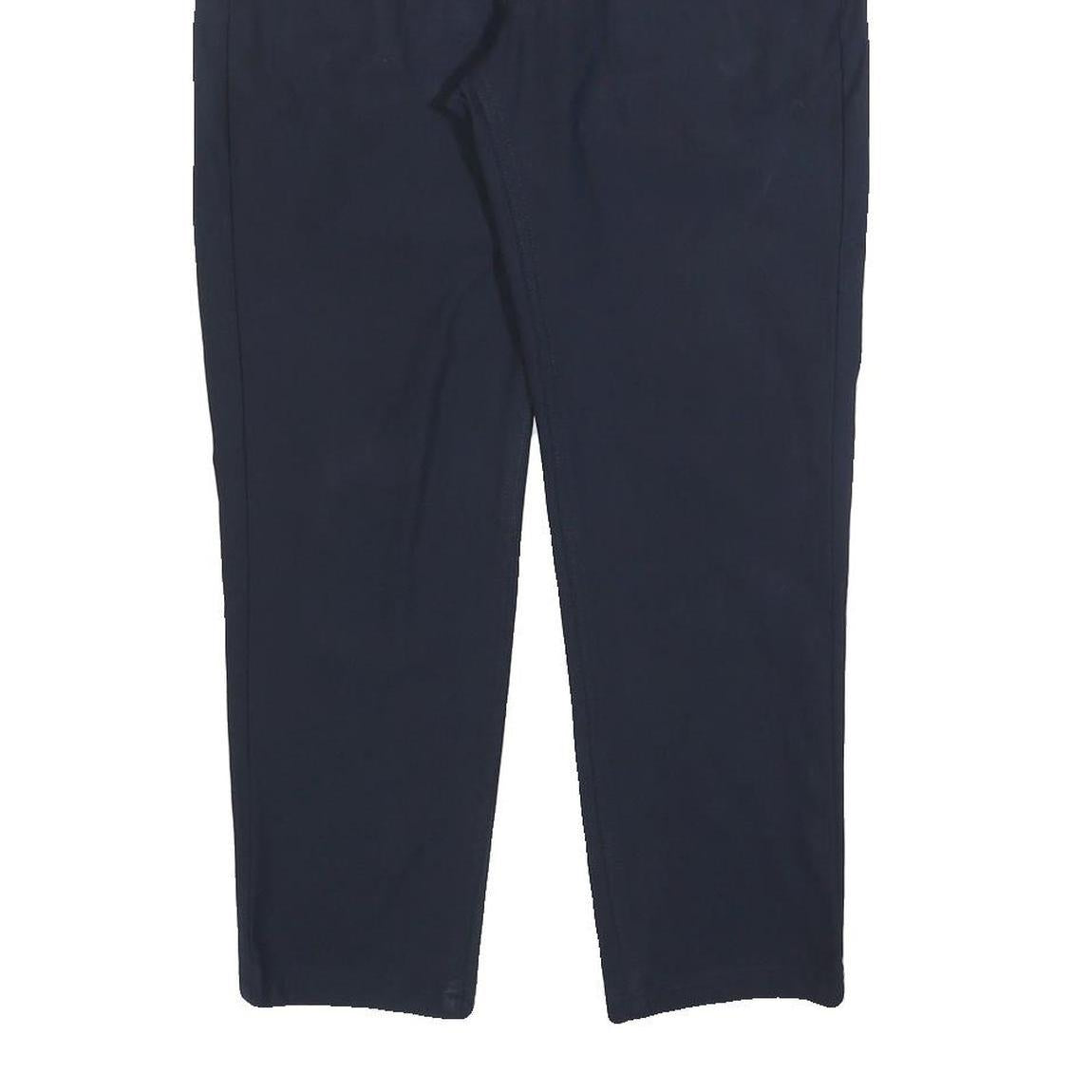 LEVI'S Mens Polyester Blend Navy Slim Straight Trousers W30 L26 Classic Fit Zip