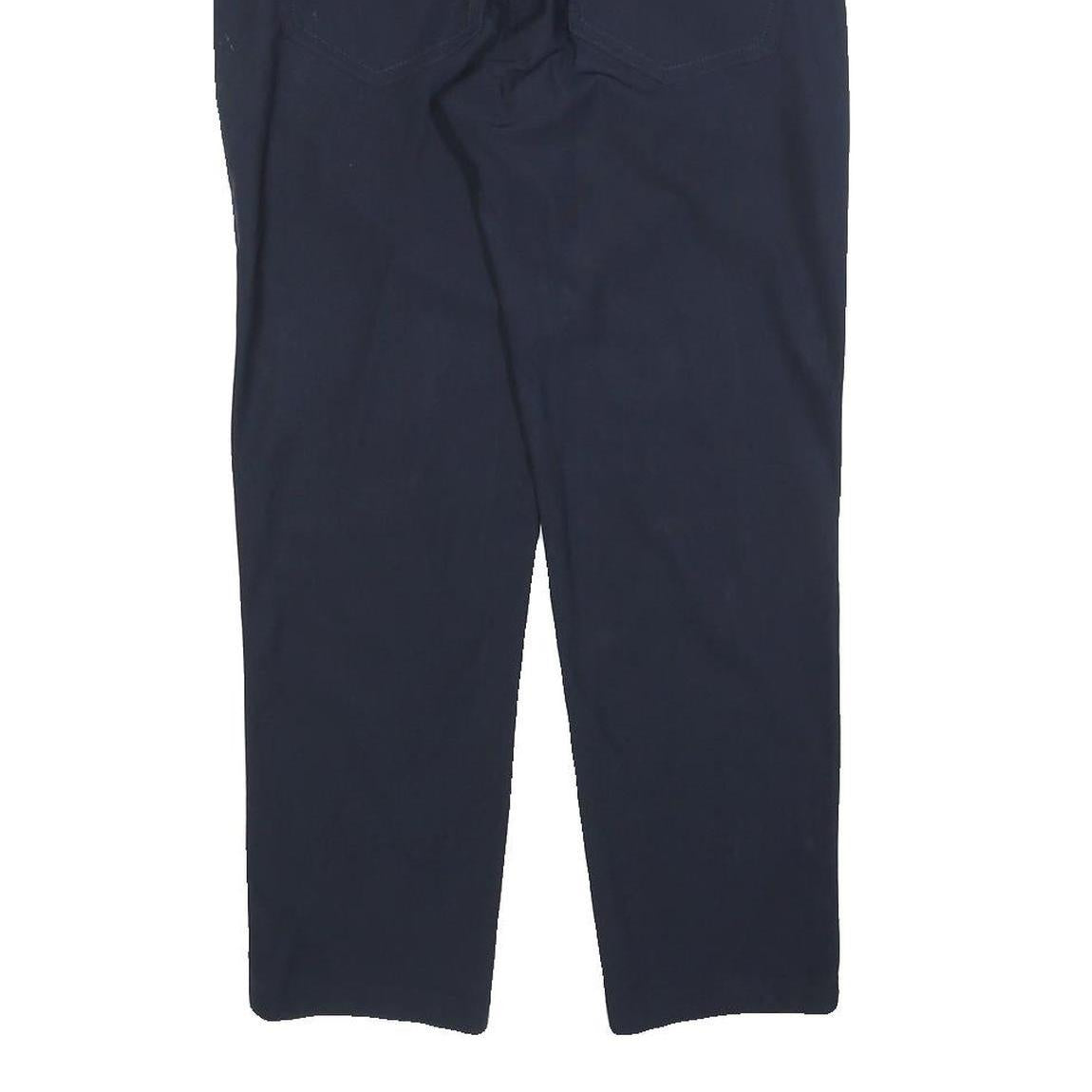 LEVI'S Mens Polyester Blend Navy Slim Straight Trousers W30 L26 Classic Fit Zip