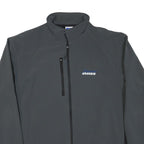 RUSSELL ATHLETIC Mens Grey Jacket 2XL Polyester Blend Zip Casual Outdoor