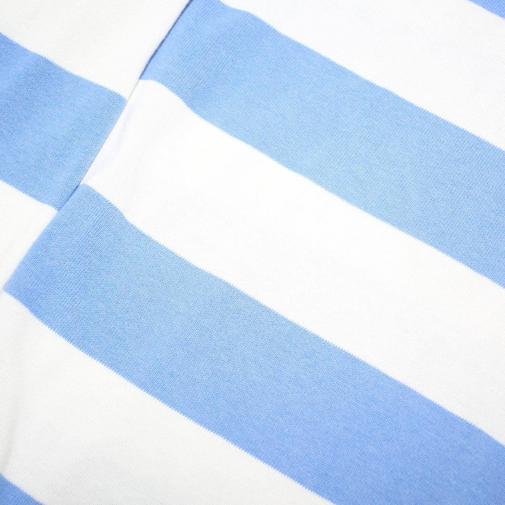 TOMMY HILFIGER Mens Blue & White Patterned V-Neck Basic Knit Jumper XL Striped