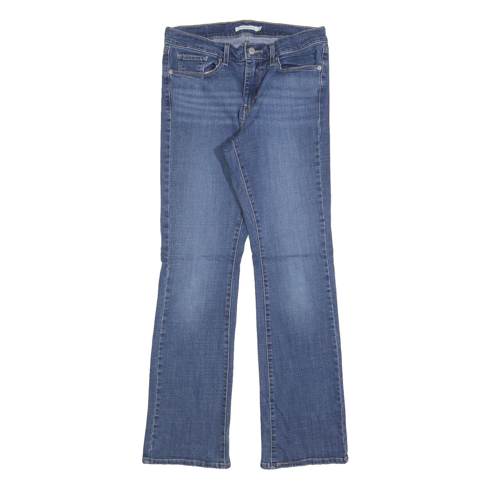 LEVI'S Womens Jeans Blue Regular Bootcut Denim Medium W30 L30 Stylish Classic