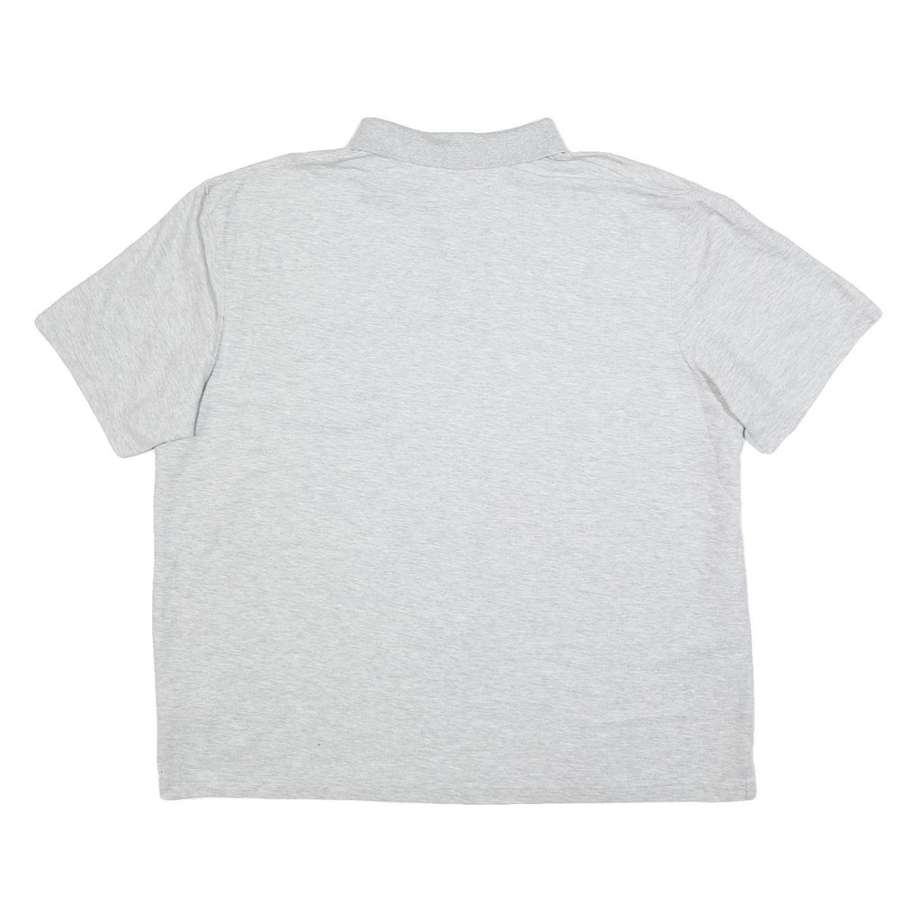 CARHARTT Mens Grey Short Sleeve Plain 2XL Cotton Blend Polo Shirt Casual