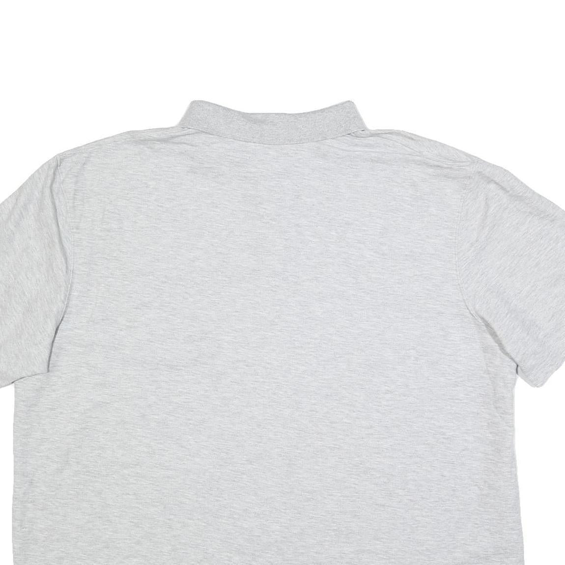 CARHARTT Mens Grey Short Sleeve Plain 2XL Cotton Blend Polo Shirt Casual