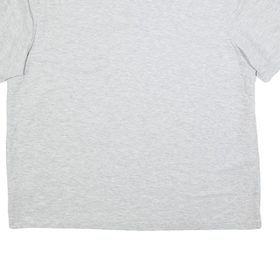 CARHARTT Mens Grey Short Sleeve Plain 2XL Cotton Blend Polo Shirt Casual