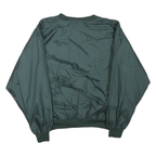 SPORT-TEK Mens Green Jacket L Polyester Blend Plain Zip Casual Lightweight