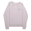FILA Womens Purple Crew Neck M Sweater Cotton Blend Casual Lightweight Logo