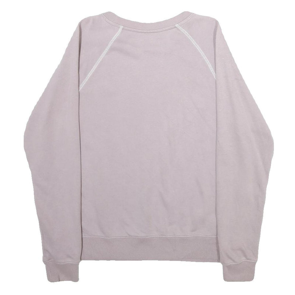 FILA Womens Purple Crew Neck M Sweater Cotton Blend Casual Lightweight Logo