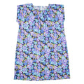 Womens Shift Dress Blue Floral Short Sleeve Knee Length XL
