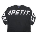 NAUTICA Womens Black Cotton Blend Crew Neck Sweatshirt M Competition Graphic