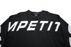 NAUTICA Womens Black Cotton Blend Crew Neck Sweatshirt M Competition Graphic